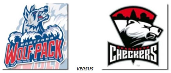 Hartford Wolf Pack vs Charlotte Checkers
